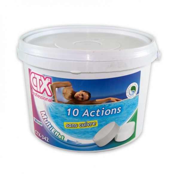 Chlore 10 Actions Sans Cuivre Ctx 342 Astral Galets 250 G 5 Kg